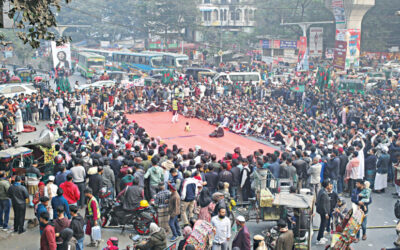 インキラブ・モンチョがシャーバグの封鎖を再開