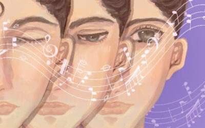 音楽に合わせて目が瞬きます！