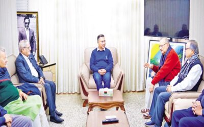 左派指導者らがタリク・ラフマンと会談