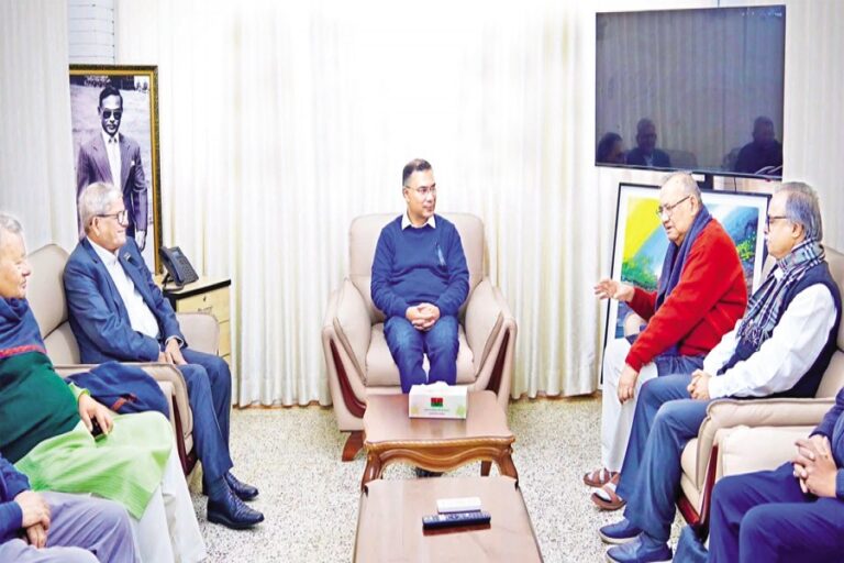 左派指導者らがタリク・ラフマンと会談