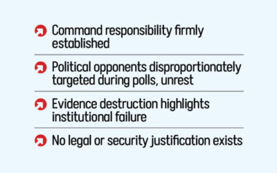 強制失踪：異常な出来事ではなく、組織的な犯罪