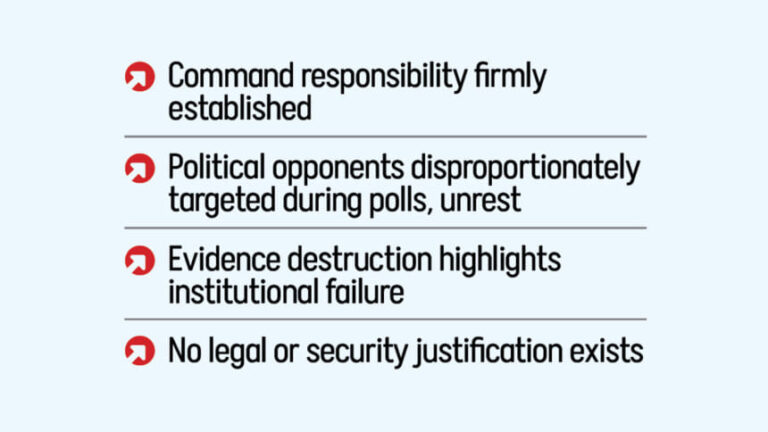 強制失踪：異常な出来事ではなく、組織的な犯罪