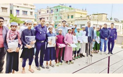 BRAC銀行がバングラデシュ全土に冬物衣料を配布