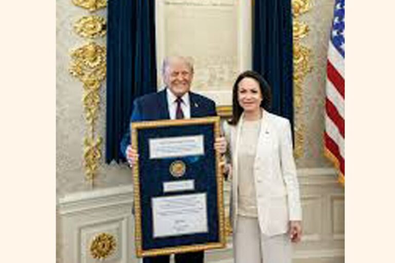 マチャド氏、「しかるべき時が来たら」ベネズエラの大統領になると誓う