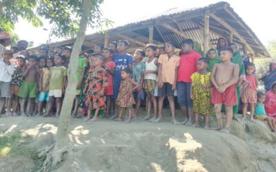 ガイバンダで浸食の猛威が続く中、子どもたちは学校に通えない