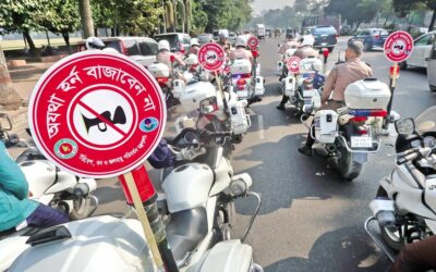 リズワナ氏は騒音公害を抑制するために不必要なクラクションを止めるよう訴えている