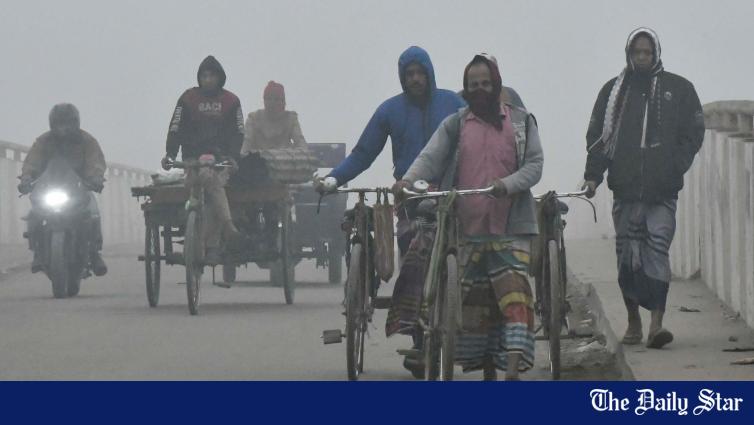 北部では寒波が続く