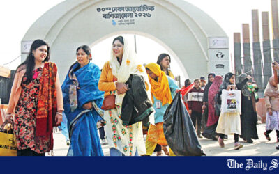 ダッカの貿易フェアへの永続的な愛情