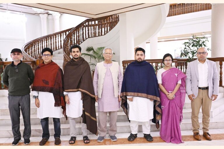 国民市民党（NCP）代表団がムハマド・ユヌス首席顧問と会談