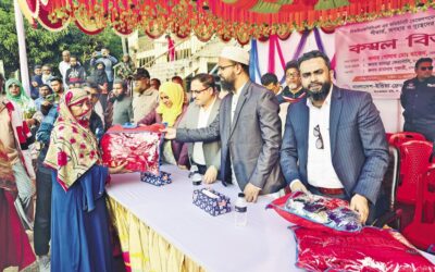 BIFPCLはバゲルハットで2,000枚の毛布を配布しました。