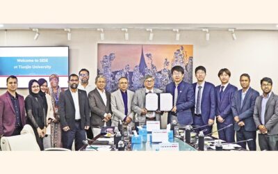 NSU、中国の天津大学から5つの奨学金を受け取る