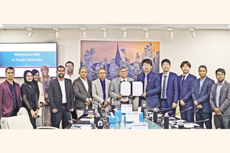 NSU、中国の天津大学から5つの奨学金を受け取る