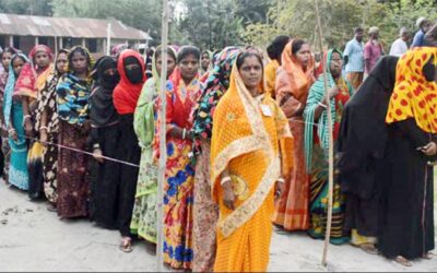 投票者の51％が女性だが、JS選挙では少数