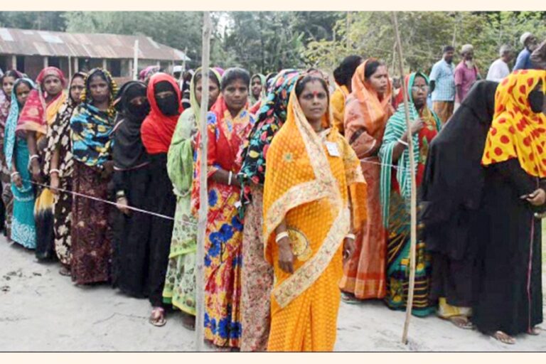 投票者の51％が女性だが、JS選挙では少数