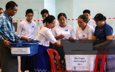 軍事寄りの政党が勝利を宣言