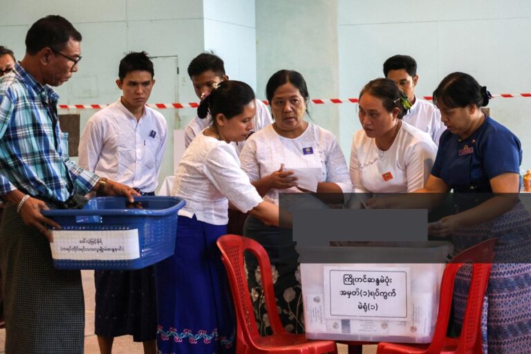 軍事寄りの政党が勝利を宣言