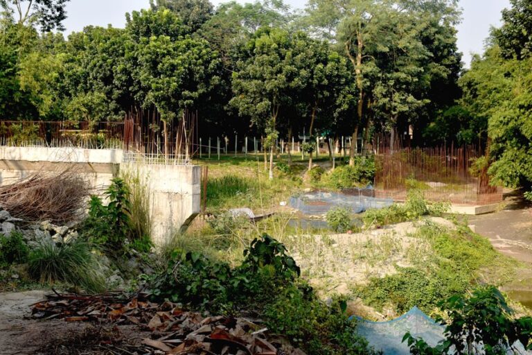 マニクガンジ住民にとって建設中の橋の苦悩