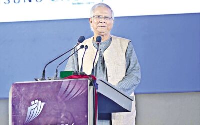 ユヌス教授はテクノロジーの倫理的利用を呼びかけ、繁栄のための詐欺行為を否定