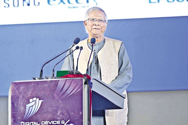 ユヌス教授はテクノロジーの倫理的利用を呼びかけ、繁栄のための詐欺行為を否定