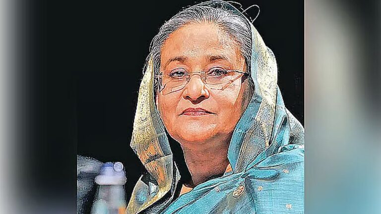 英国アワミ連盟の指導者らがデリーでシェイク・ハシナ首相と会談