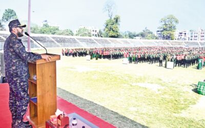 アンサール VDP 局長、アブドゥル・モタレブ・サザド・マフムド少将が講演