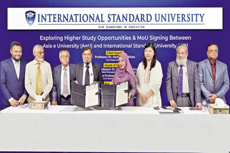 ISUとマレーシアAeUが高等教育の機会拡大のための覚書を締結