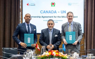 UNDPとカナダがバングラデシュの選挙プロセス強化に協力