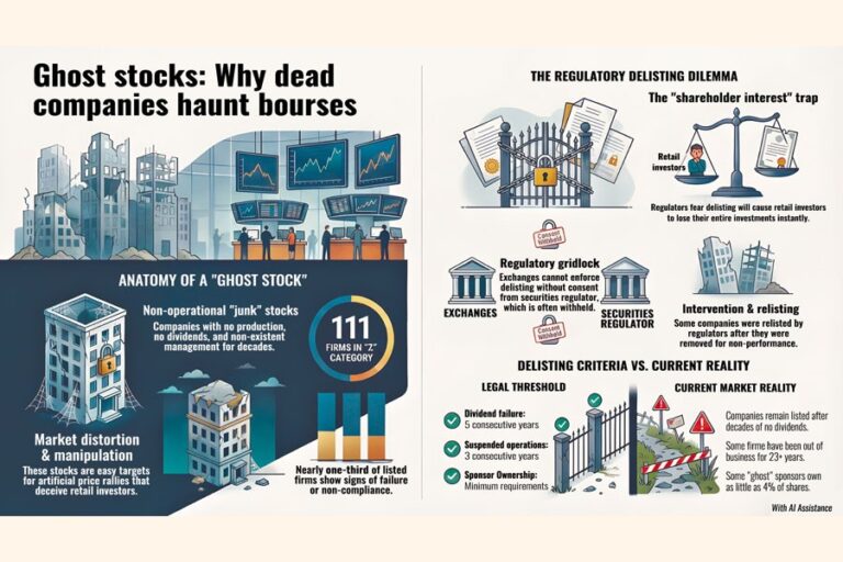 地上では廃業、証券取引所では存続：上場廃止が急務である理由