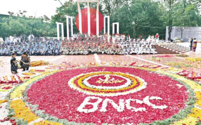 国民はアマール・エクシェイを厳かに観察する