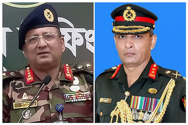 バングラデシュ軍のトップレベルの大規模な人事異動