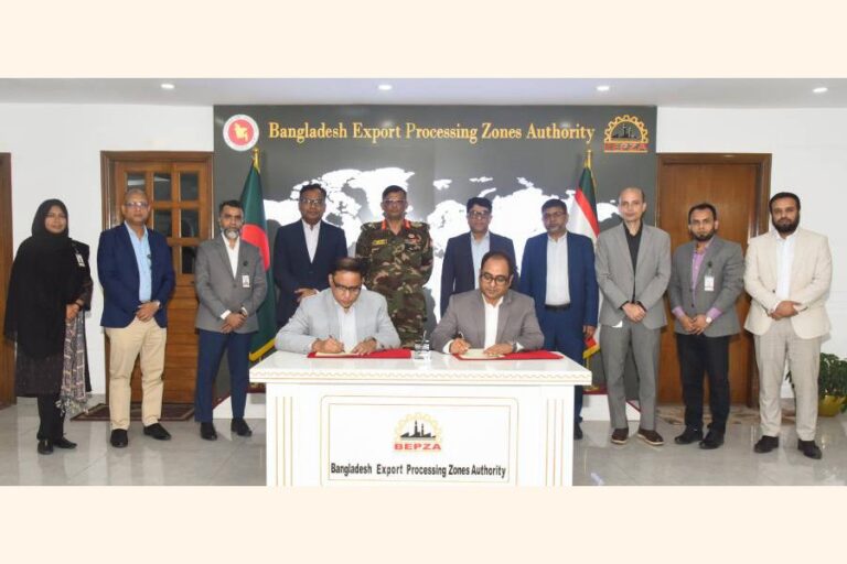 UAEとBDの合弁会社がBEPZA経済特区に1,000万ドルを投資