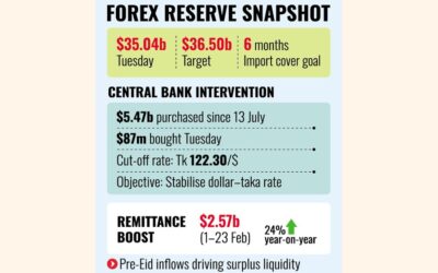 イード前に外貨準備高が350億ドルを超える