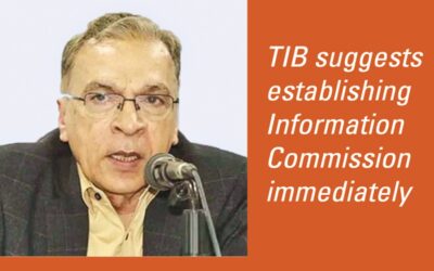 TIB EDは政府が公式ウェブサイトから決定や情報を削除したと非難