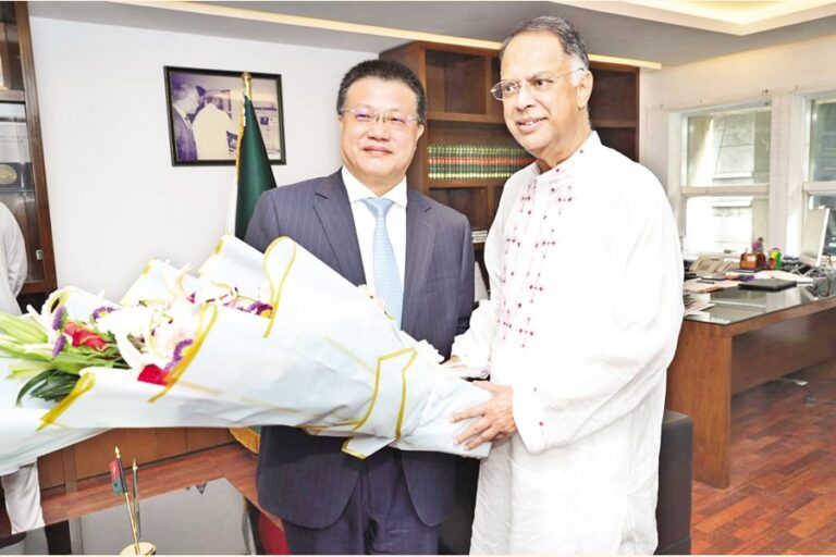 バングラデシュ駐在中国大使ヤオ・ウェン氏と会談