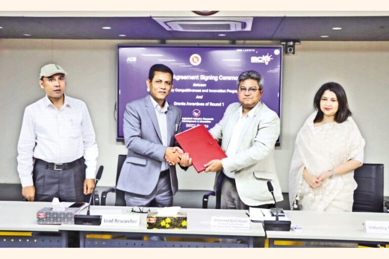 BUFTチームが綿花廃棄物研究のために1500万タカの助成金を獲得