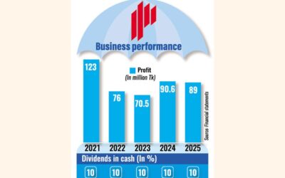 パラマウント保険、利益小幅減少、10%の現金配当を発表