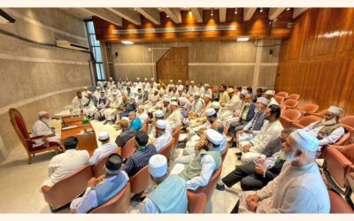 シャフィクル・ラーマン博士は野党議会党の会合を主宰した。