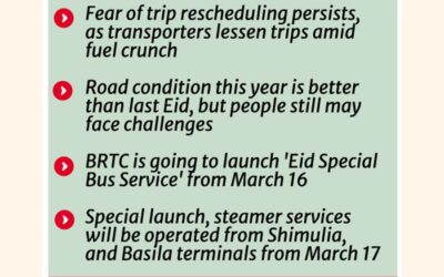 イードの休暇客が市内から帰省の旅を開始