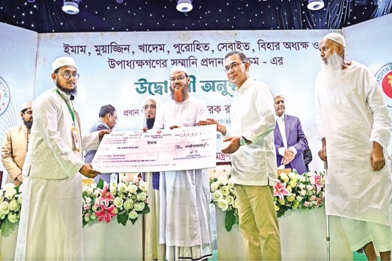 首相はあらゆる信仰を持つ人々のための「平和なバングラデシュ」を約束