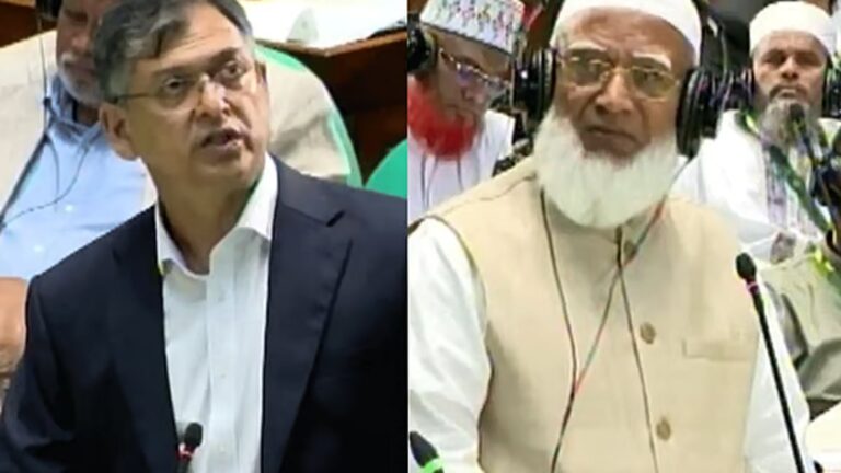 内務大臣とジャマート党首が議会で憲法改正評議会について議論