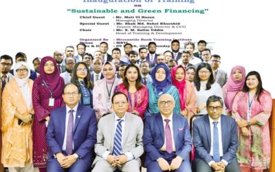 マーカンタイル銀行が持続可能なグリーンファイナンスに関する研修を実施