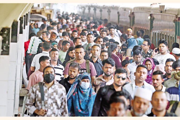 イード明けのオフィス再開で人出が急増