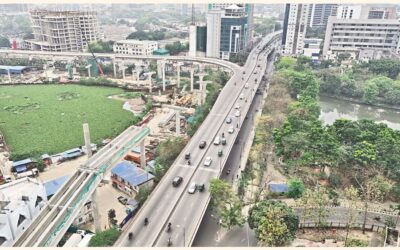 祝日のため、首都の主要道路はほとんど車が走っていない。