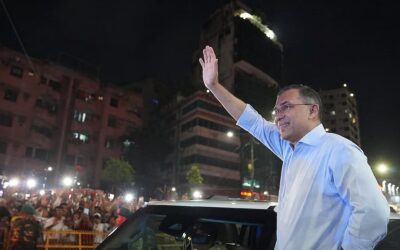 タリク・ラフマン首相が就任後初めてBNP中央事務所を訪問