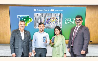 プライムバンクとマスターカードが次世代NFCステッカーカード「TAPIN」を発表