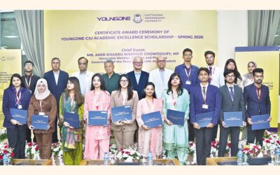 YoungoneがCIUの学生に奨学金を授与