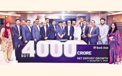 バンク・アジア、第1四半期に400億タカの預金を獲得