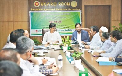 BADC本社における肥料管理に関する会議