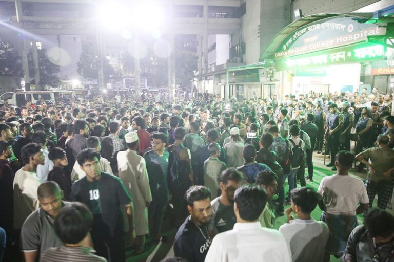 ダッカ医科大学病院の救急医療サービス