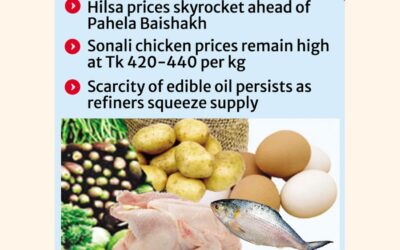 魚、卵、野菜の価格が高騰